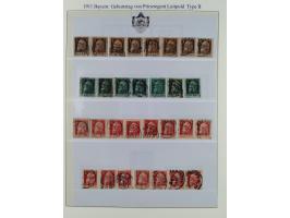 1849/1920, meist gestempelte Sammlung und 18 Briefe und Karten, ab Mi.-Nr. 1Ia, 1Ia PF X, 1IIa (2), 1Ia PF VII auf Brief, 3-7