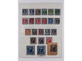 1849/1920, meist gestempelte Sammlung und 18 Briefe und Karten, ab Mi.-Nr. 1Ia, 1Ia PF X, 1IIa (2), 1Ia PF VII auf Brief, 3-7