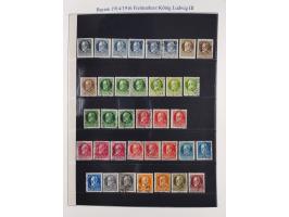 1849/1920, meist gestempelte Sammlung und 18 Briefe und Karten, ab Mi.-Nr. 1Ia, 1Ia PF X, 1IIa (2), 1Ia PF VII auf Brief, 3-7