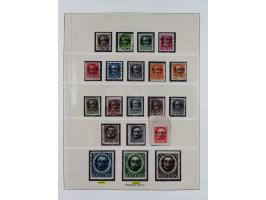 1849/1920, meist gestempelte Sammlung und 18 Briefe und Karten, ab Mi.-Nr. 1Ia, 1Ia PF X, 1IIa (2), 1Ia PF VII auf Brief, 3-7