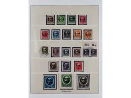 1849/1920, meist gestempelte Sammlung und 18 Briefe und Karten, ab Mi.-Nr. 1Ia, 1Ia PF X, 1IIa (2), 1Ia PF VII auf Brief, 3-7