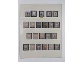 1849/1920, meist gestempelte Sammlung und 18 Briefe und Karten, ab Mi.-Nr. 1Ia, 1Ia PF X, 1IIa (2), 1Ia PF VII auf Brief, 3-7