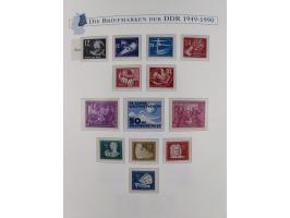 1949/67, in den Hauptnummern kpl. postfrische Sammlung, dabei Mi.-Nr. 327-341 kpl. signiert (BPP/VP), sauber im Vordruckalbum