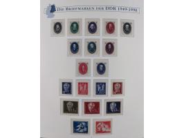 1949/67, in den Hauptnummern kpl. postfrische Sammlung, dabei Mi.-Nr. 327-341 kpl. signiert (BPP/VP), sauber im Vordruckalbum