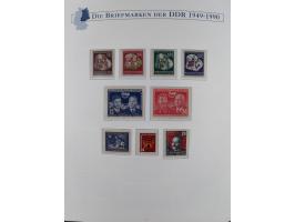 1949/67, in den Hauptnummern kpl. postfrische Sammlung, dabei Mi.-Nr. 327-341 kpl. signiert (BPP/VP), sauber im Vordruckalbum