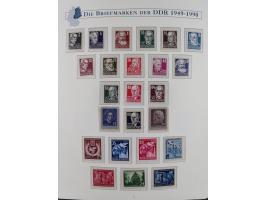 1949/67, in den Hauptnummern kpl. postfrische Sammlung, dabei Mi.-Nr. 327-341 kpl. signiert (BPP/VP), sauber im Vordruckalbum