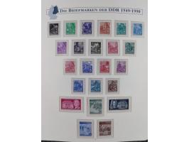 1949/67, in den Hauptnummern kpl. postfrische Sammlung, dabei Mi.-Nr. 327-341 kpl. signiert (BPP/VP), sauber im Vordruckalbum