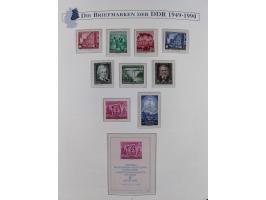 1949/67, in den Hauptnummern kpl. postfrische Sammlung, dabei Mi.-Nr. 327-341 kpl. signiert (BPP/VP), sauber im Vordruckalbum