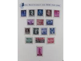 1949/67, in den Hauptnummern kpl. postfrische Sammlung, dabei Mi.-Nr. 327-341 kpl. signiert (BPP/VP), sauber im Vordruckalbum