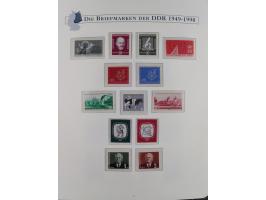 1949/67, in den Hauptnummern kpl. postfrische Sammlung, dabei Mi.-Nr. 327-341 kpl. signiert (BPP/VP), sauber im Vordruckalbum