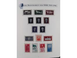 1949/67, in den Hauptnummern kpl. postfrische Sammlung, dabei Mi.-Nr. 327-341 kpl. signiert (BPP/VP), sauber im Vordruckalbum