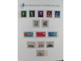 1949/67, in den Hauptnummern kpl. postfrische Sammlung, dabei Mi.-Nr. 327-341 kpl. signiert (BPP/VP), sauber im Vordruckalbum