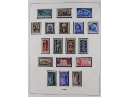 1947/54, in the main catalogue numbers complete mint never hinged collection Zone A and B incl. postage due, good condition