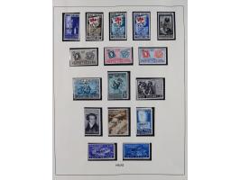 1947/54, in the main catalogue numbers complete mint never hinged collection Zone A and B incl. postage due, good condition