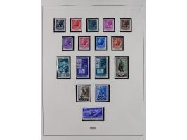 1947/54, in the main catalogue numbers complete mint never hinged collection Zone A and B incl. postage due, good condition