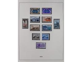 1947/54, in the main catalogue numbers complete mint never hinged collection Zone A and B incl. postage due, good condition