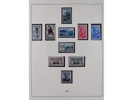 1947/54, in the main catalogue numbers complete mint never hinged collection Zone A and B incl. postage due, good condition