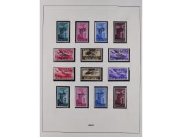 1947/54, in the main catalogue numbers complete mint never hinged collection Zone A and B incl. postage due, good condition