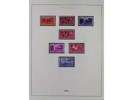 1947/54, in the main catalogue numbers complete mint never hinged collection Zone A and B incl. postage due, good condition