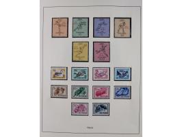 1947/54, in the main catalogue numbers complete mint never hinged collection Zone A and B incl. postage due, good condition