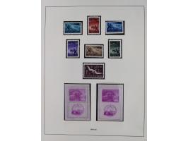 1947/54, in the main catalogue numbers complete mint never hinged collection Zone A and B incl. postage due, good condition