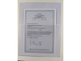 1850/66, reichhaltige gestempelte Sammlung und 26 Briefe und Posteinlieferungsscheine, dabei Mi.-Nr. 1a und 2b gestempelt, 1a