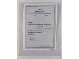 1850/66, reichhaltige gestempelte Sammlung und 26 Briefe und Posteinlieferungsscheine, dabei Mi.-Nr. 1a und 2b gestempelt, 1a