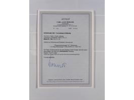 1850/66, reichhaltige gestempelte Sammlung und 26 Briefe und Posteinlieferungsscheine, dabei Mi.-Nr. 1a und 2b gestempelt, 1a