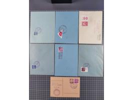 BEFREIUNGSSTEMPEL: Interessante Partie mit über 90 Karten und Briefen, außerdem einige lose Marken, gute Erhaltung
