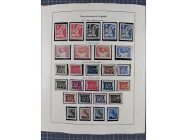 1918/59, interesting, mostly unused and mint never hinged collection, with some better Revolutionery Issues, different waterm