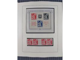 1918/59, interesting, mostly unused and mint never hinged collection, with some better Revolutionery Issues, different waterm