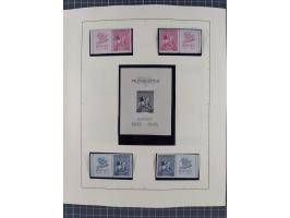 1918/59, interesting, mostly unused and mint never hinged collection, with some better Revolutionery Issues, different waterm