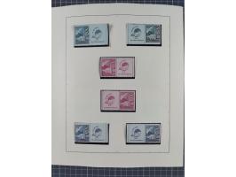 1918/59, interesting, mostly unused and mint never hinged collection, with some better Revolutionery Issues, different waterm