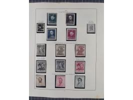 1918/59, interesting, mostly unused and mint never hinged collection, with some better Revolutionery Issues, different waterm