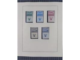 1918/59, interesting, mostly unused and mint never hinged collection, with some better Revolutionery Issues, different waterm