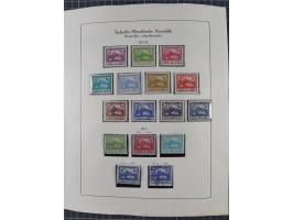 1918/59, interesting, mostly unused and mint never hinged collection, with some better Revolutionery Issues, different waterm