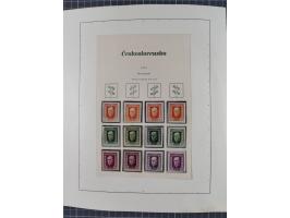 1918/59, interesting, mostly unused and mint never hinged collection, with some better Revolutionery Issues, different waterm