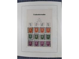 1918/59, interesting, mostly unused and mint never hinged collection, with some better Revolutionery Issues, different waterm