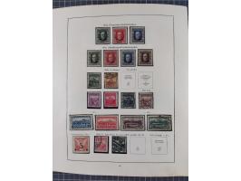 1918/59, interesting, mostly unused and mint never hinged collection, with some better Revolutionery Issues, different waterm