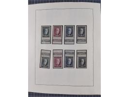 1918/59, interesting, mostly unused and mint never hinged collection, with some better Revolutionery Issues, different waterm