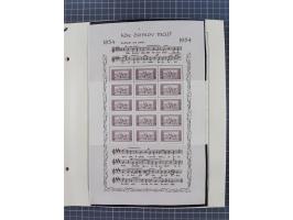 1918/59, interesting, mostly unused and mint never hinged collection, with some better Revolutionery Issues, different waterm