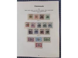 1918/59, interesting, mostly unused and mint never hinged collection, with some better Revolutionery Issues, different waterm