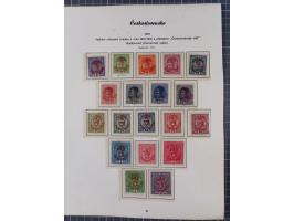 1918/59, interesting, mostly unused and mint never hinged collection, with some better Revolutionery Issues, different waterm