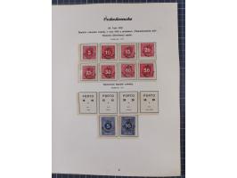 1918/59, interesting, mostly unused and mint never hinged collection, with some better Revolutionery Issues, different waterm