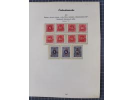 1918/59, interesting, mostly unused and mint never hinged collection, with some better Revolutionery Issues, different waterm