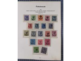 1918/59, interesting, mostly unused and mint never hinged collection, with some better Revolutionery Issues, different waterm