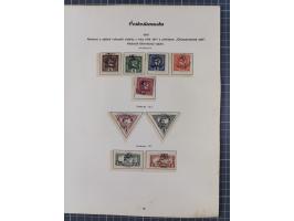 1918/59, interesting, mostly unused and mint never hinged collection, with some better Revolutionery Issues, different waterm