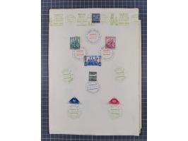 1918/59, interesting, mostly unused and mint never hinged collection, with some better Revolutionery Issues, different waterm