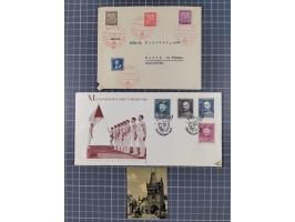 1918/59, interesting, mostly unused and mint never hinged collection, with some better Revolutionery Issues, different waterm