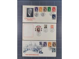 1918/59, interesting, mostly unused and mint never hinged collection, with some better Revolutionery Issues, different waterm